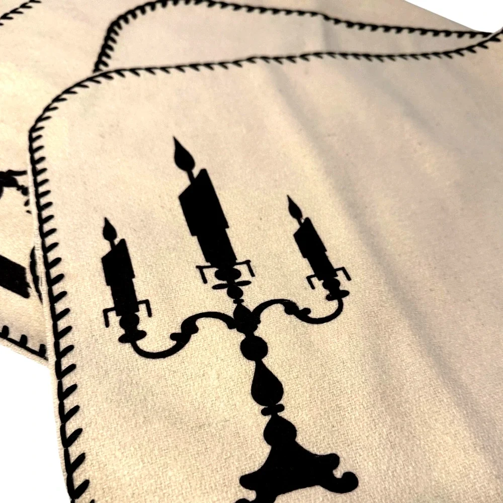 VHC Halloween Table Runners 2 Favorite Haunt Candelabra Home Decor 13x30
